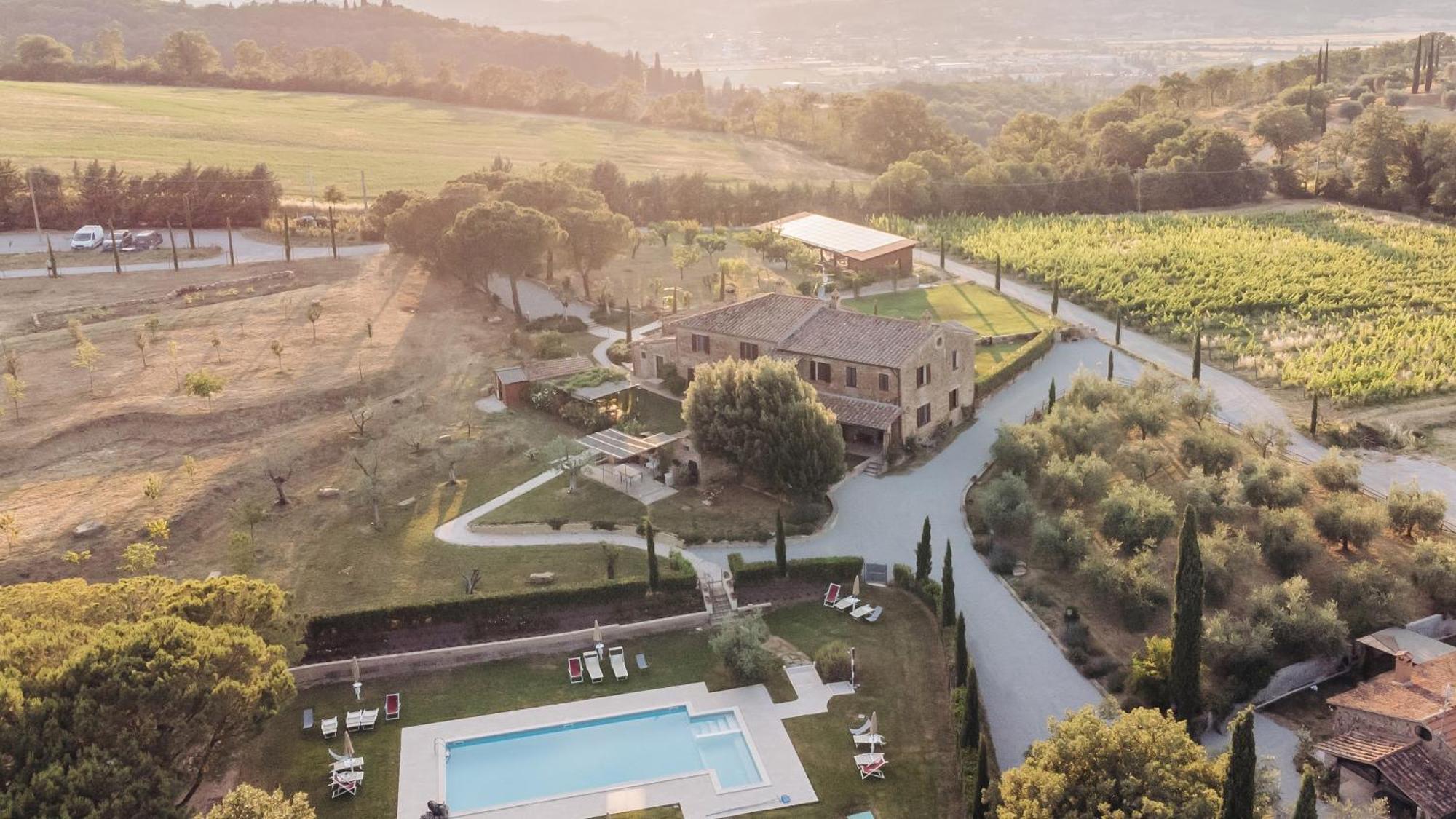 Вилла Borgo Siliano - Antico Podere Siliano Читта-делла-Пьеве Экстерьер фото